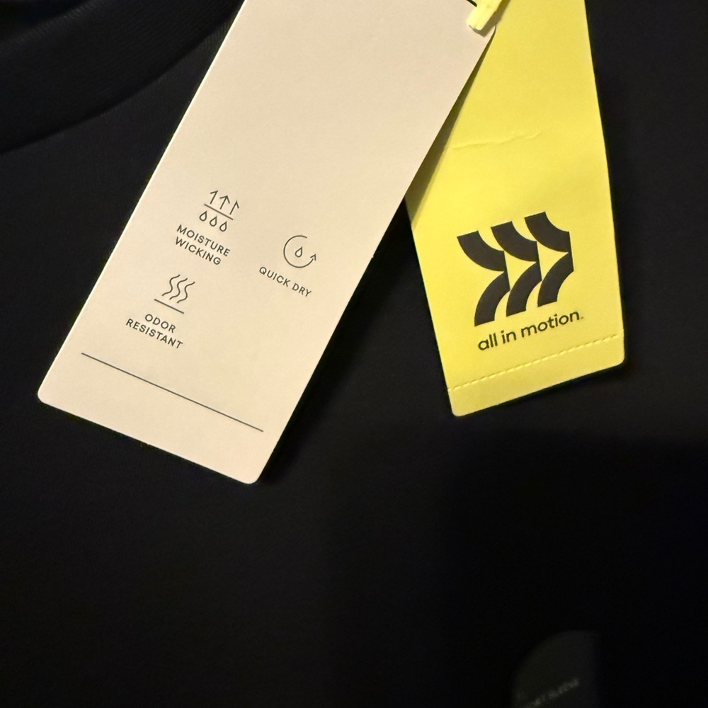 All in Motion Black Short Sleeve Tee - Picture 2 of 4